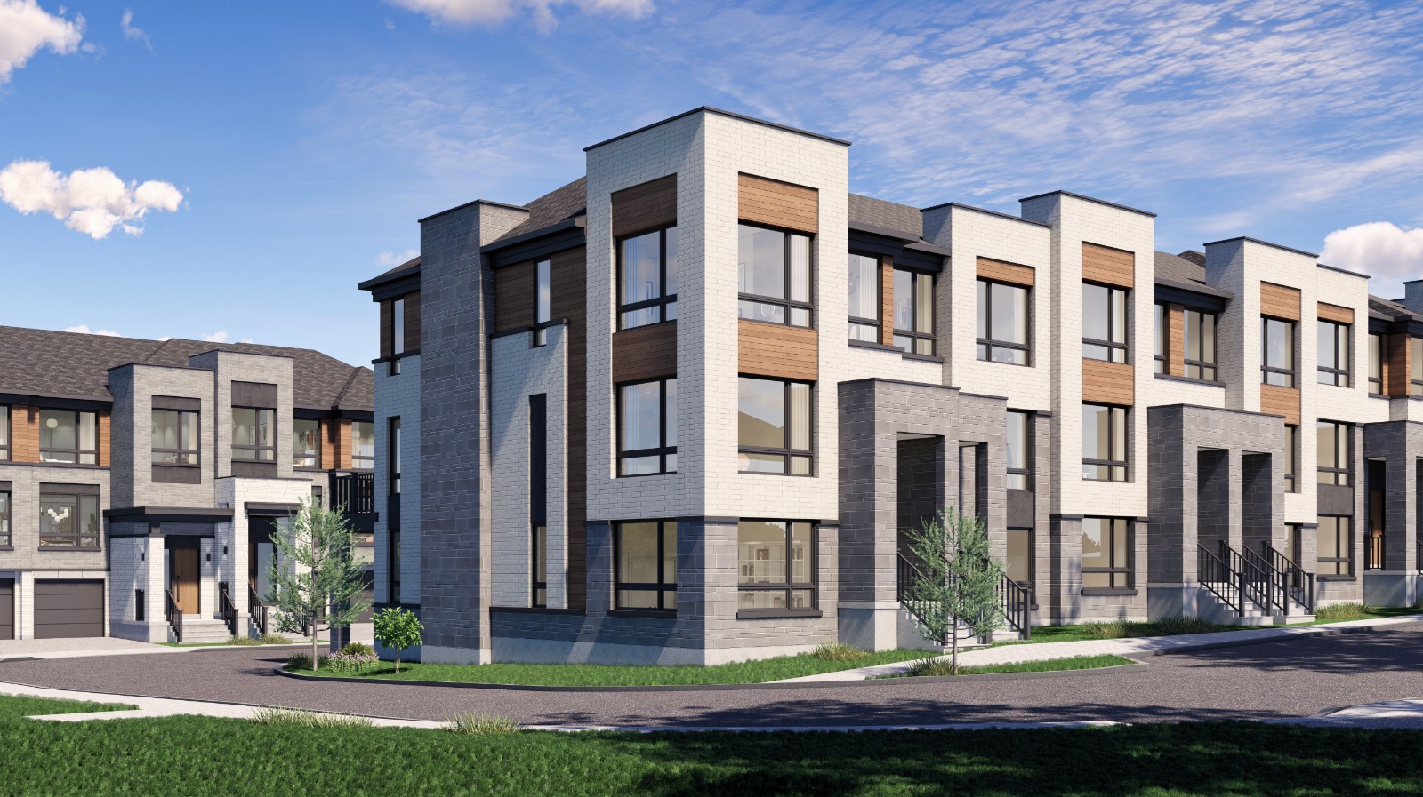 Everpine Townhomes Richmond Hill exterior rendering