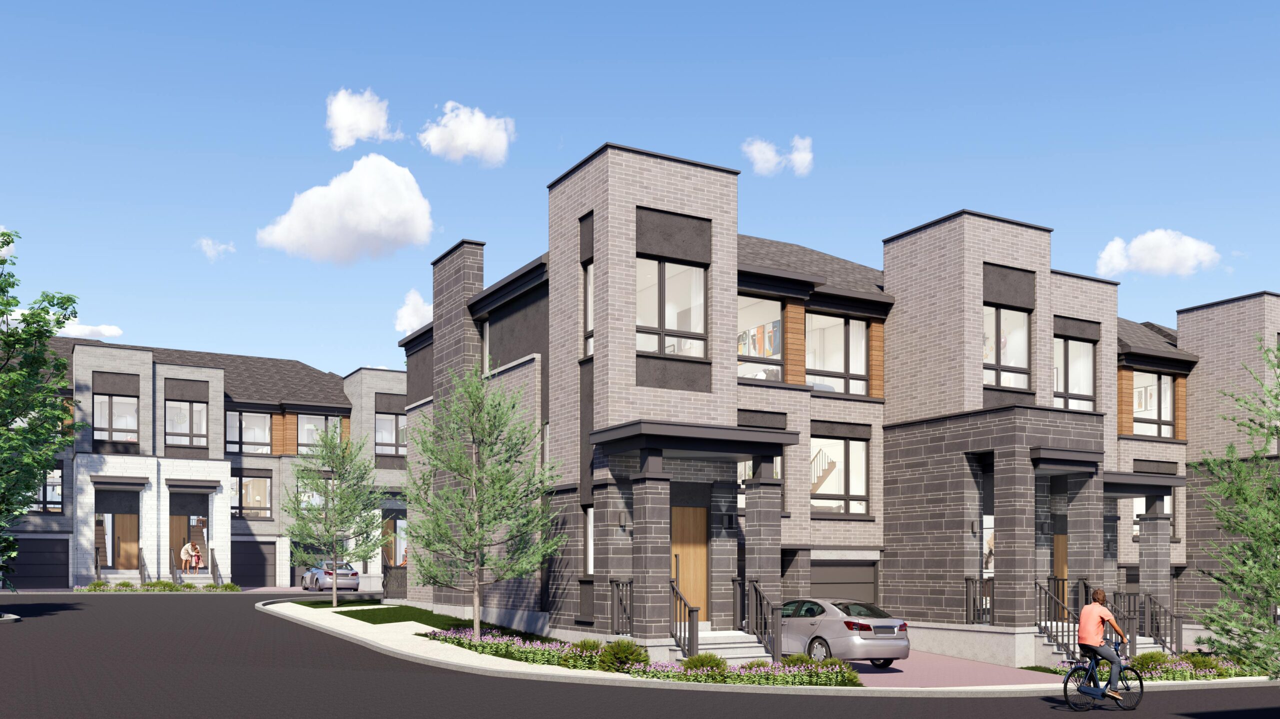 Everpine Townhomes Richmond Hill exterior view
